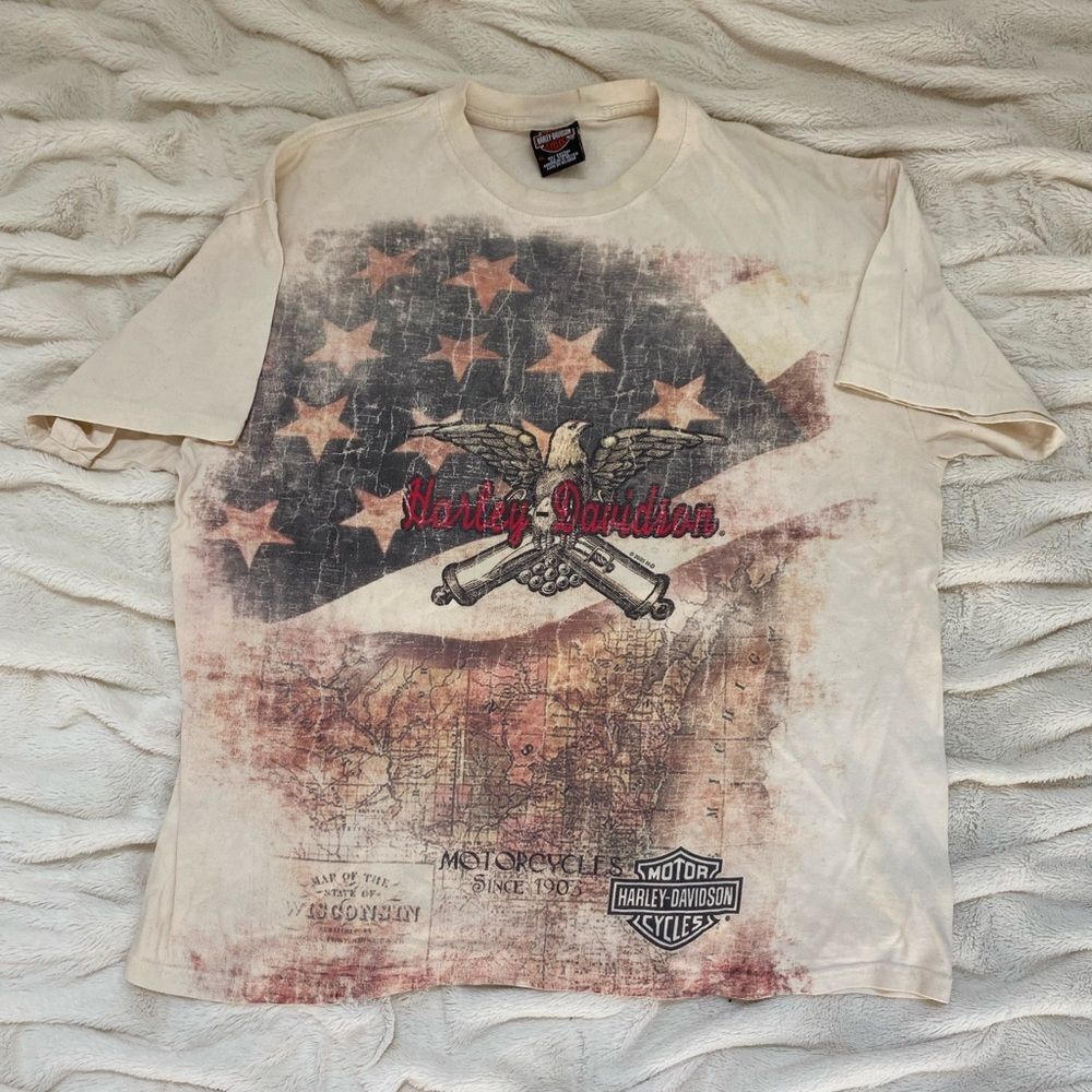 Vintage 2004 Harley Davidson graphic tee